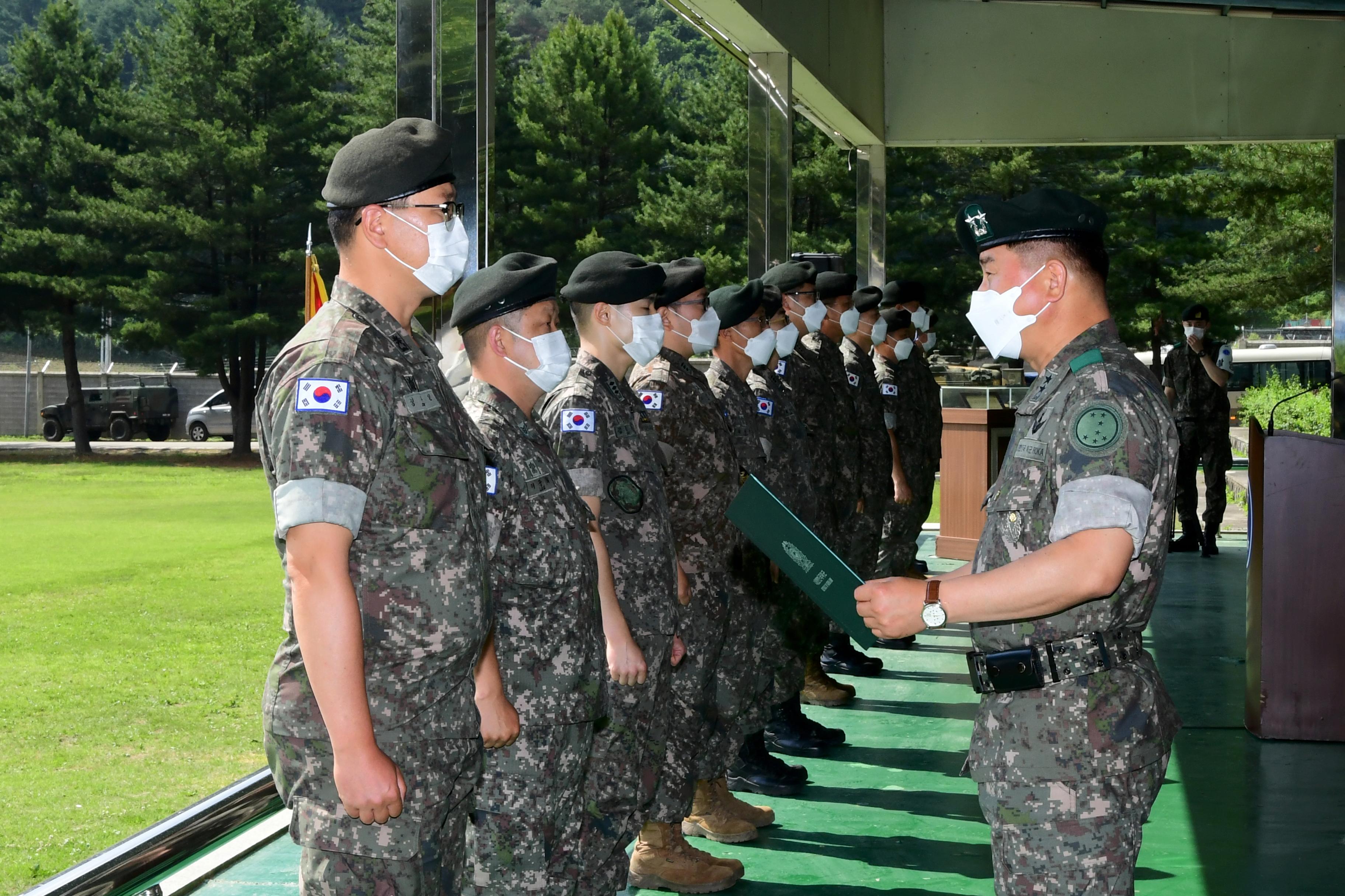 2021 제72주년 육군 제7보병사단 창설기념일 의 사진