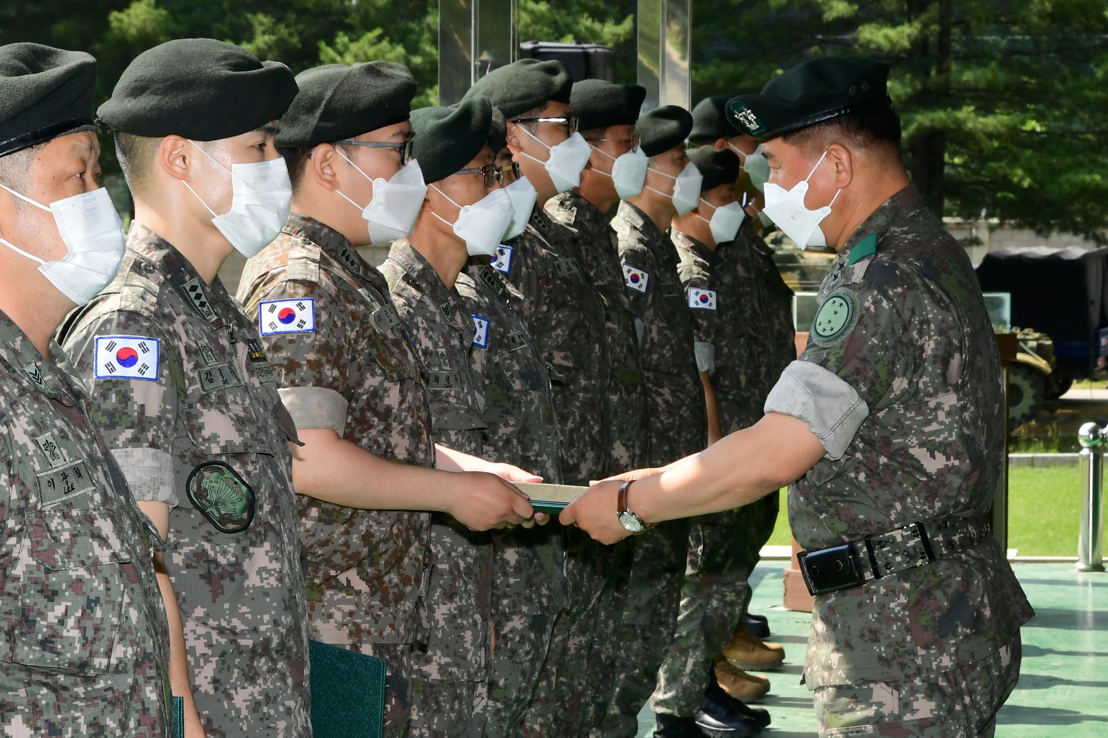 2021 제72주년 육군 제7보병사단 창설기념일 의 사진