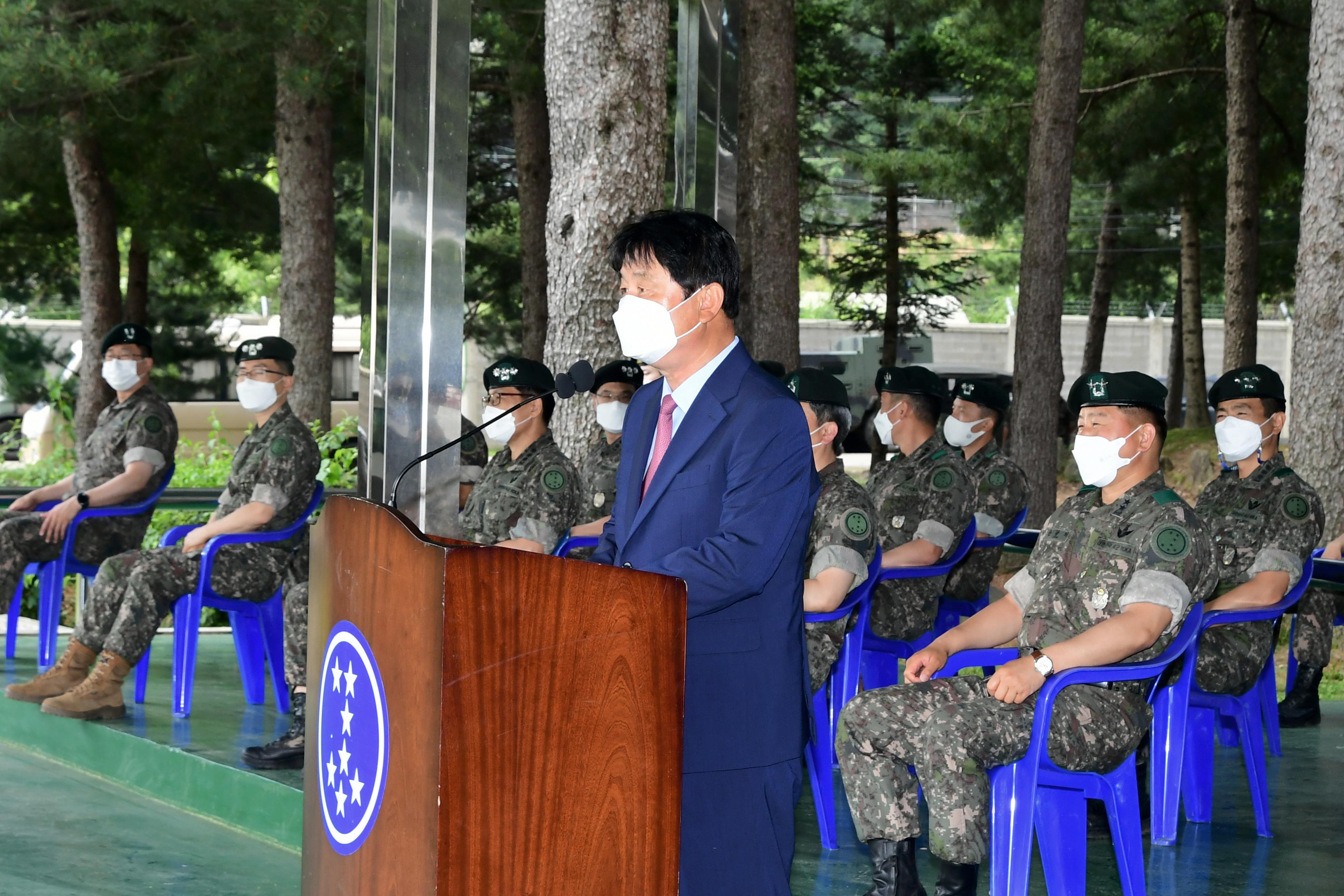 2021 제72주년 육군 제7보병사단 창설기념일 의 사진