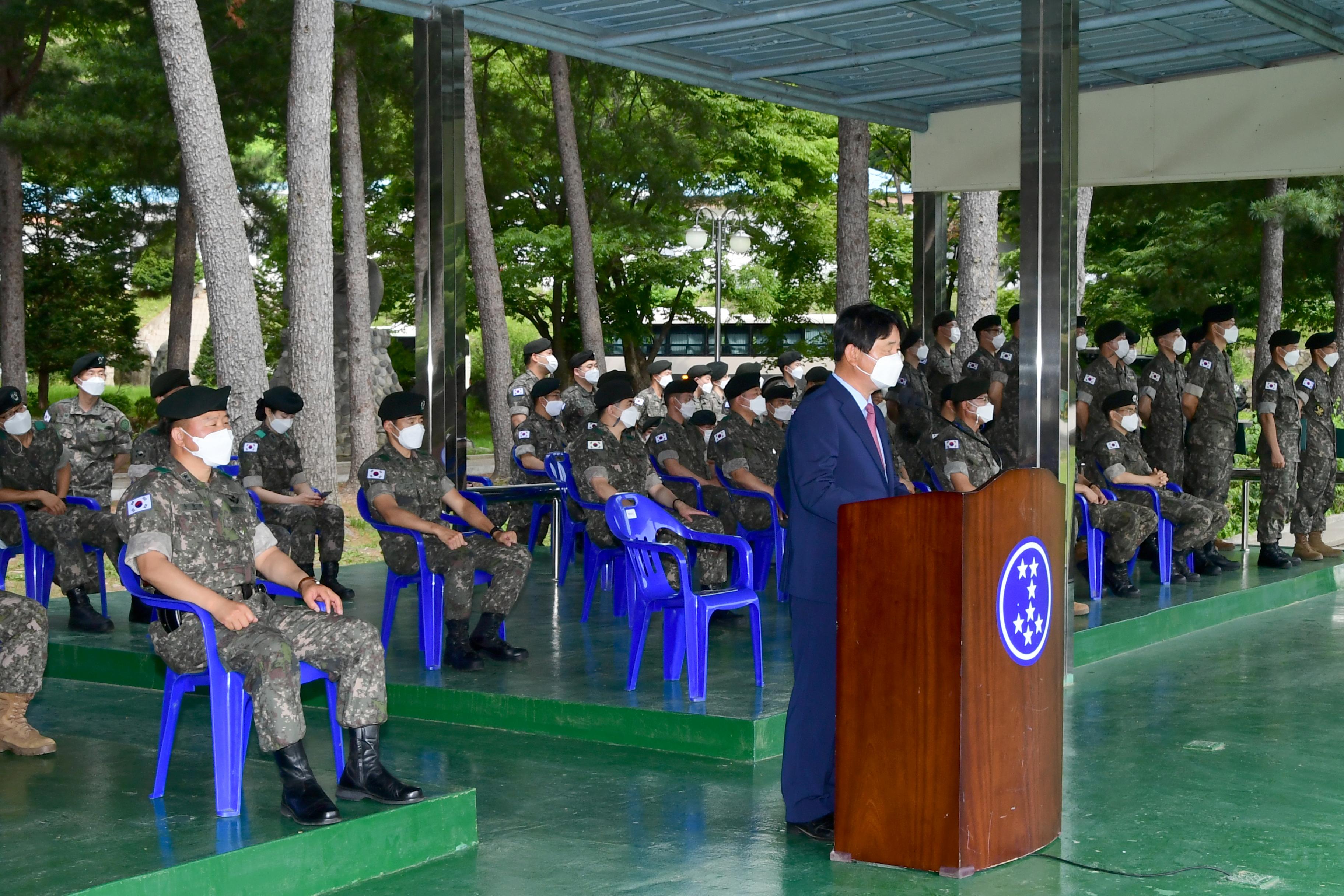 2021 제72주년 육군 제7보병사단 창설기념일 의 사진