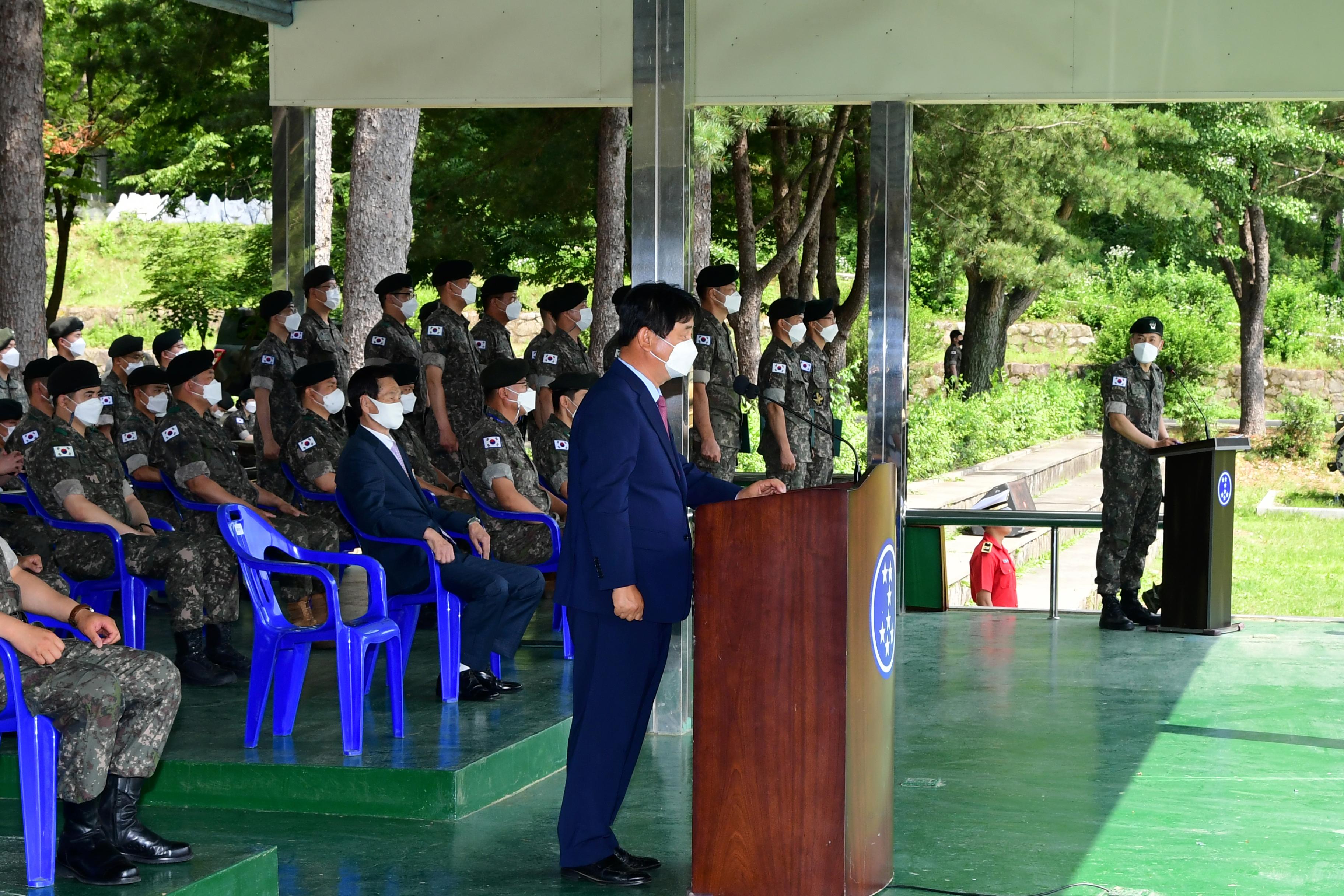 2021 제72주년 육군 제7보병사단 창설기념일 의 사진