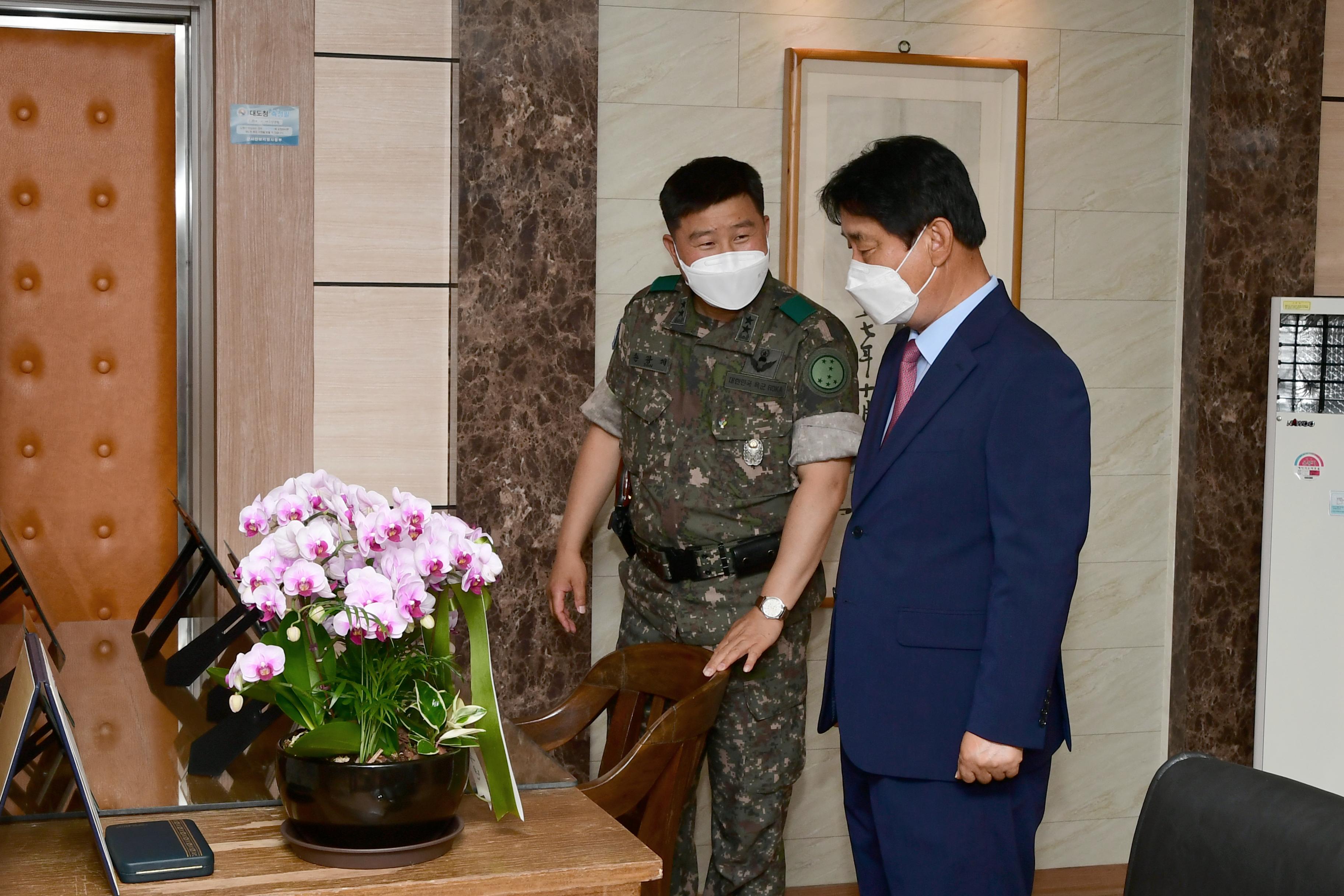 2021 제72주년 육군 제7보병사단 창설기념일 의 사진