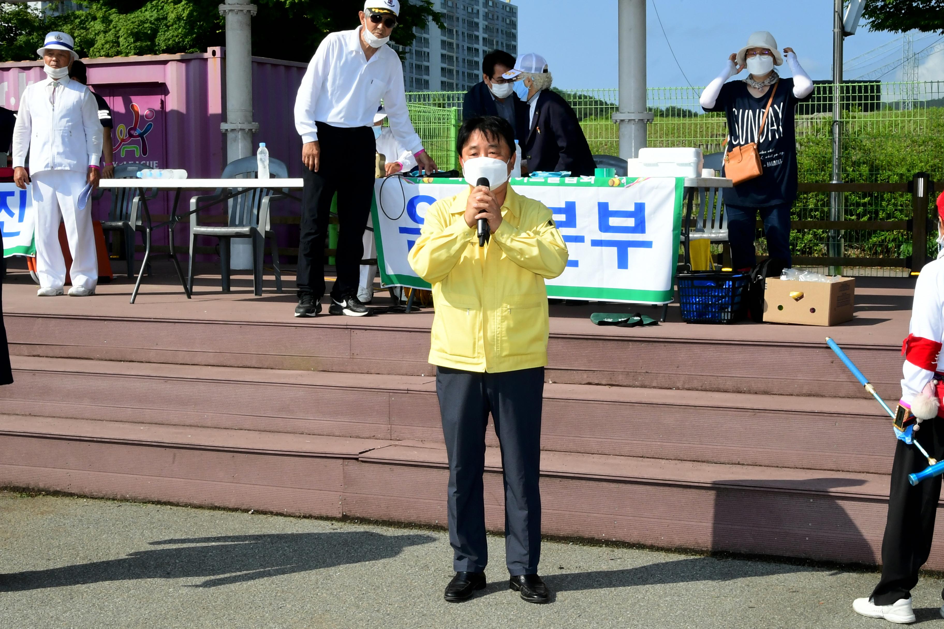 2021 제14회 화천군협회장기 여성 게이트볼 대회 의 사진