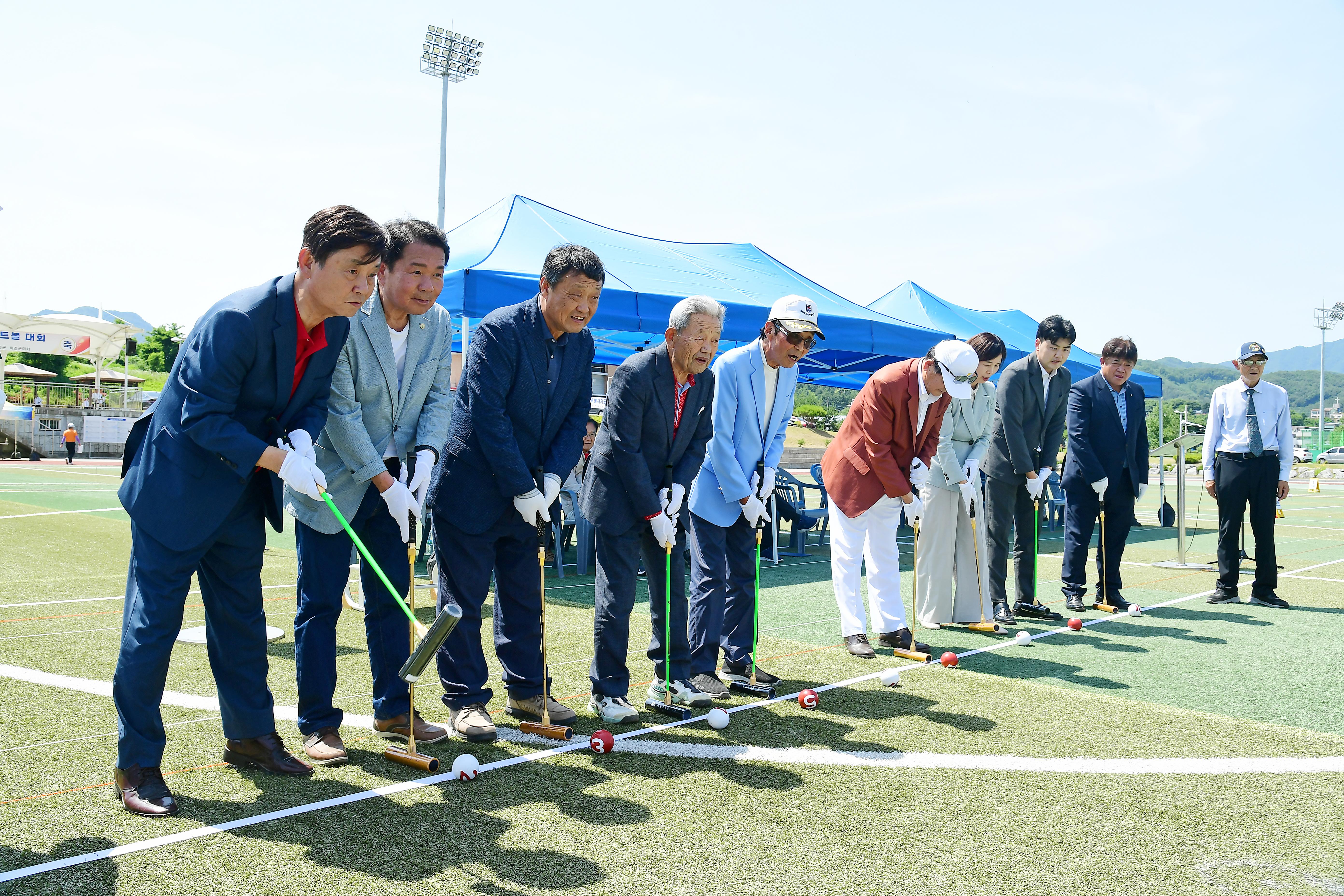 2023 화천산천어기 강원특별자치도 게이트볼 대회 의 사진