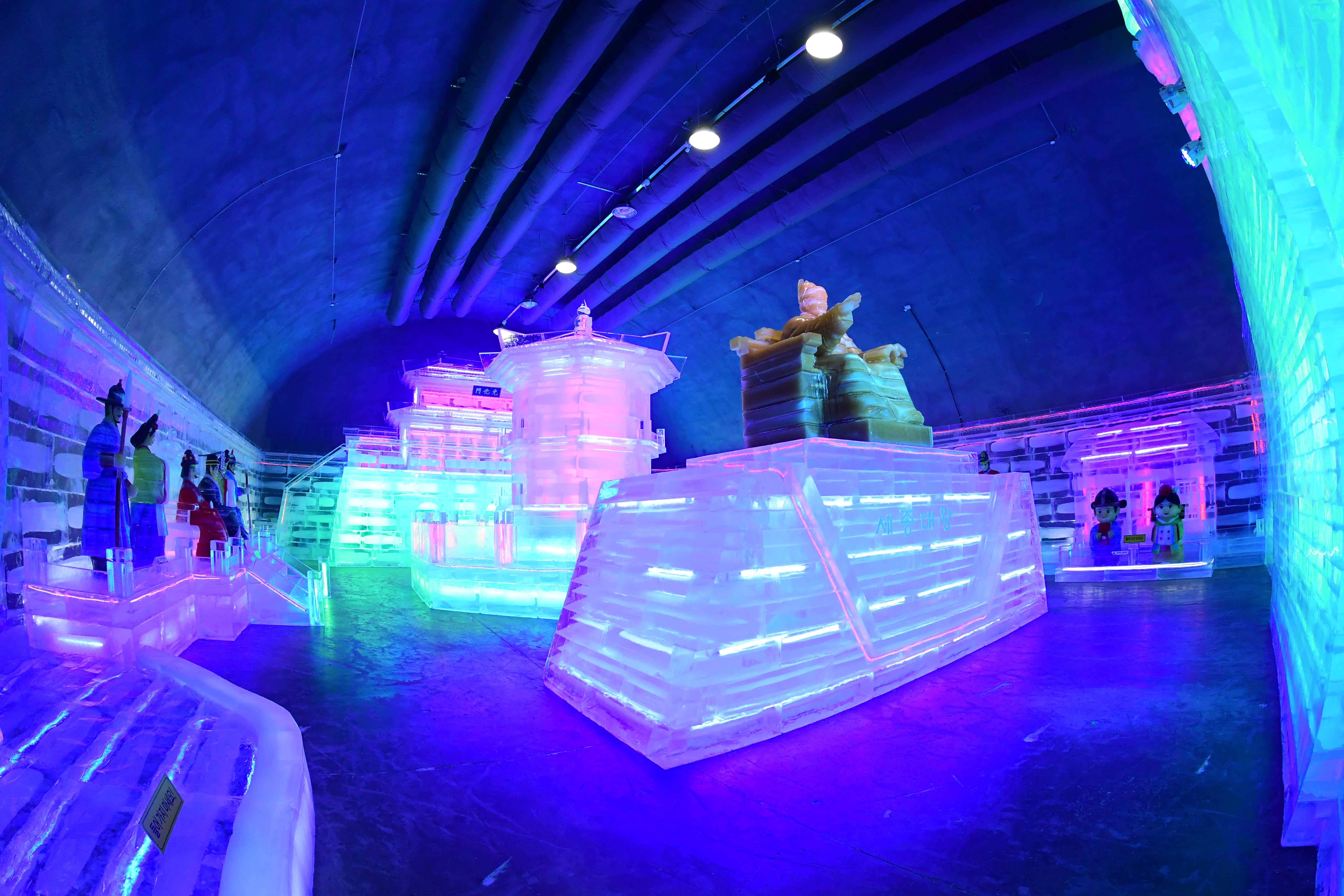 2023 세계최대 실내얼음조각광장 타빙식 의 사진