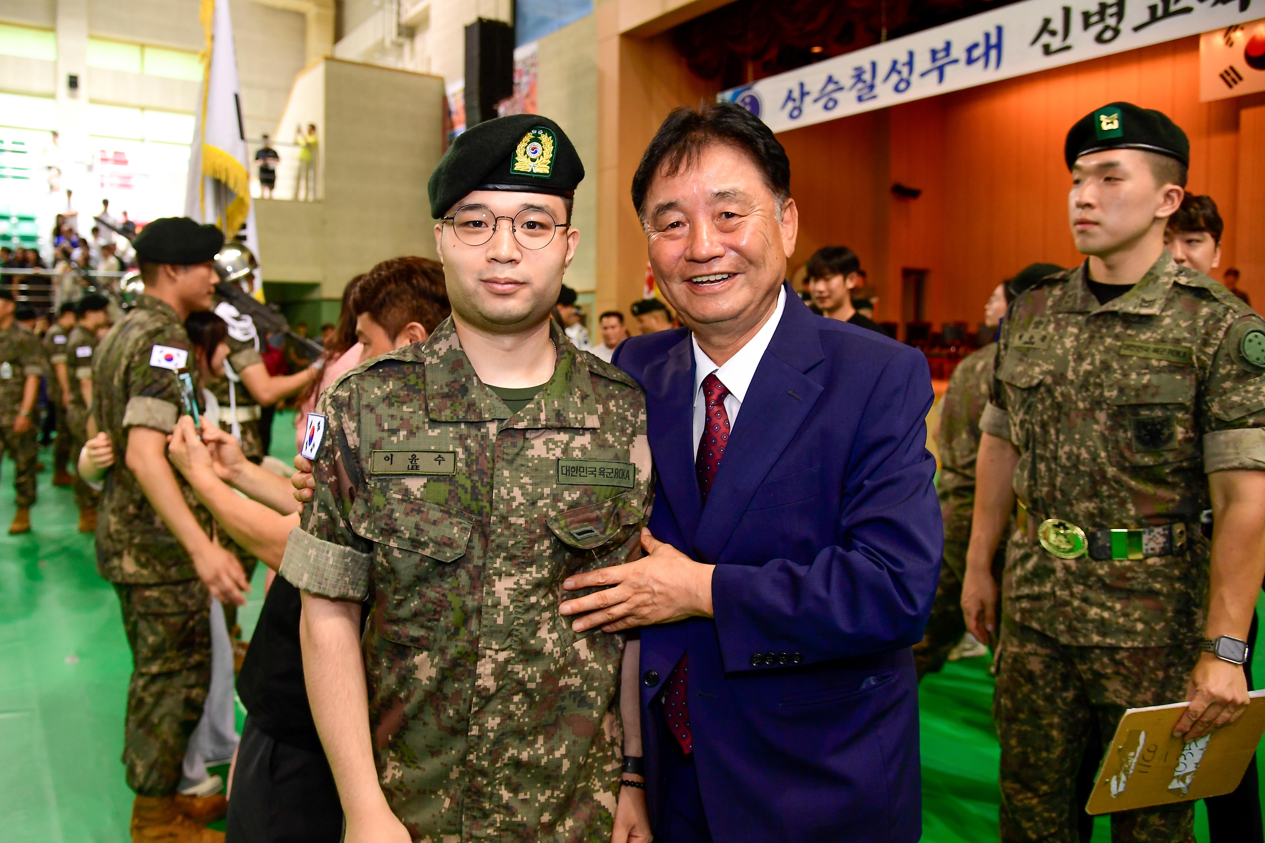 2024 제7보병사단 신병수료식 의 사진