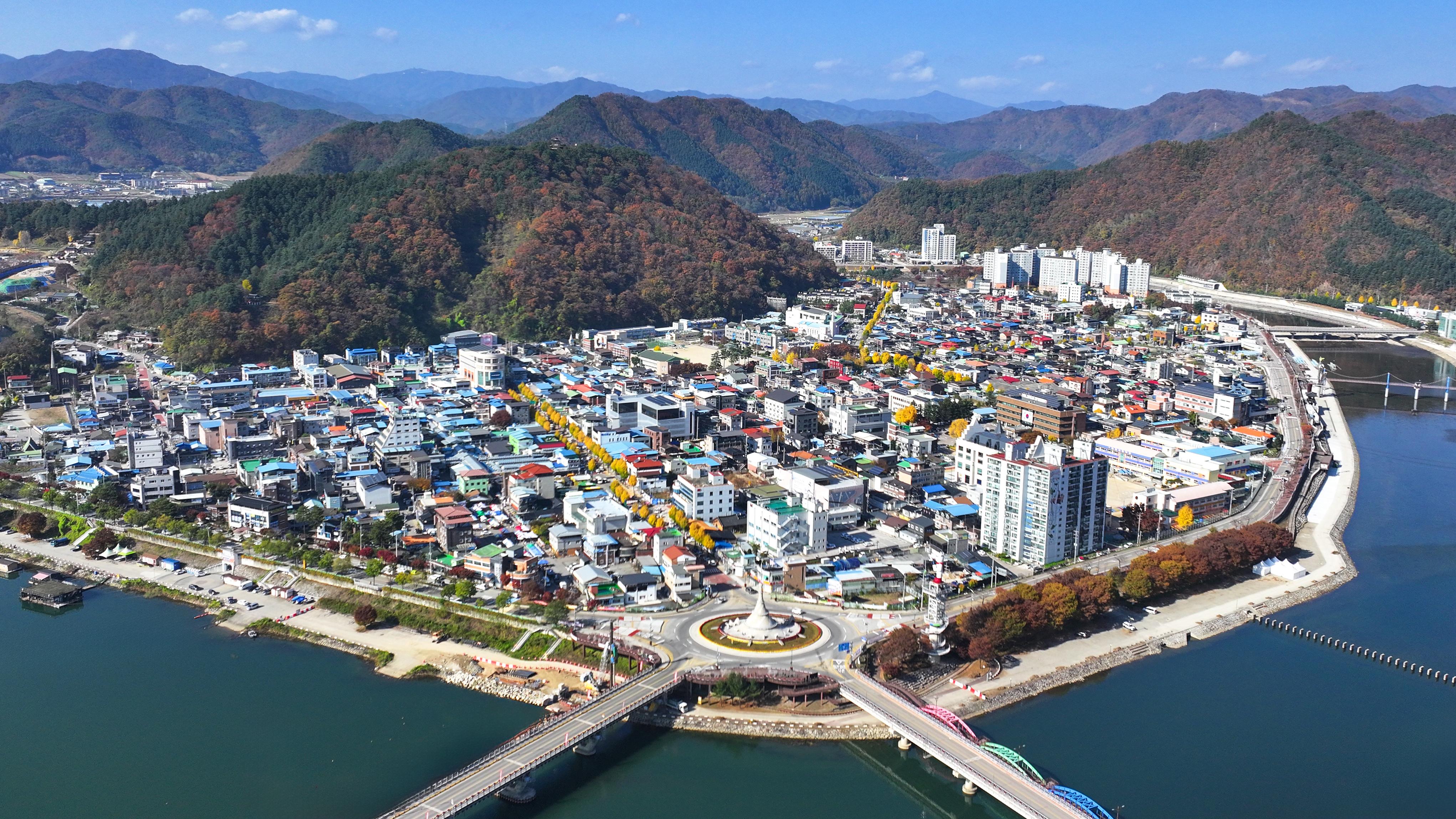 2024 화천읍 가을 전경 사진