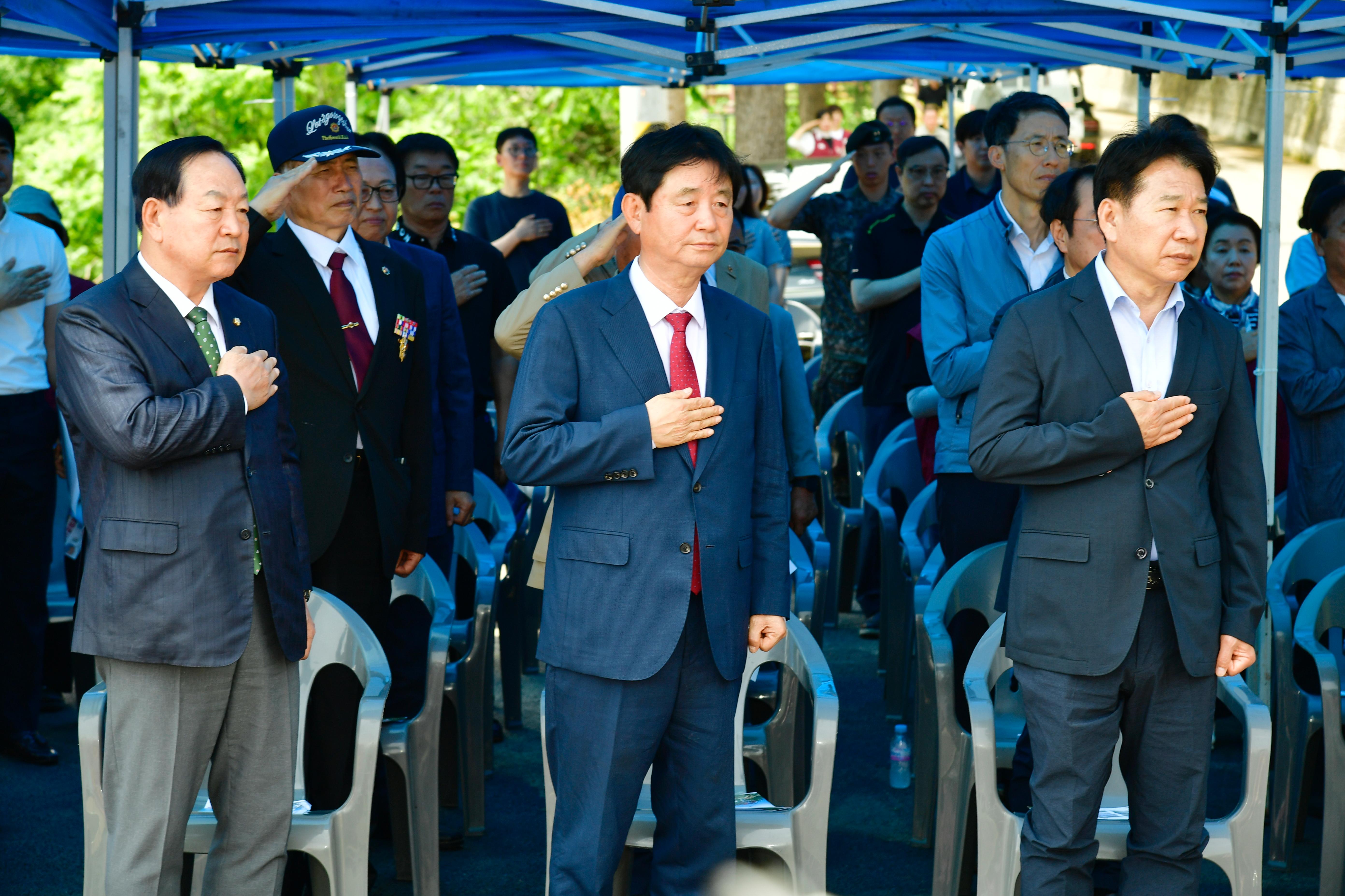 제74주년 파로호 대첩 전승 기념행사 의 사진