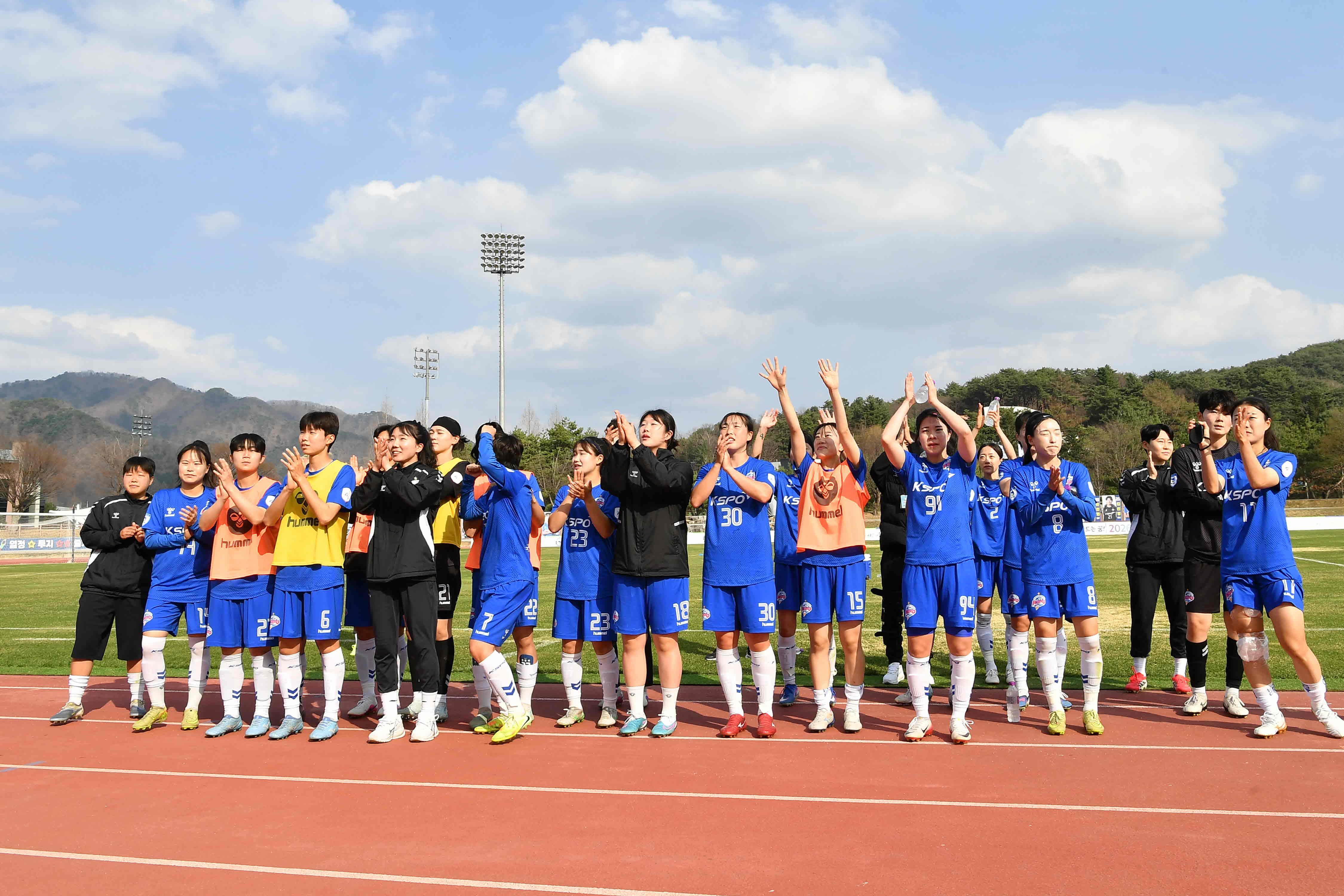 2026 WK-리그 화천KSPO 홈경기 개막식 의 사진