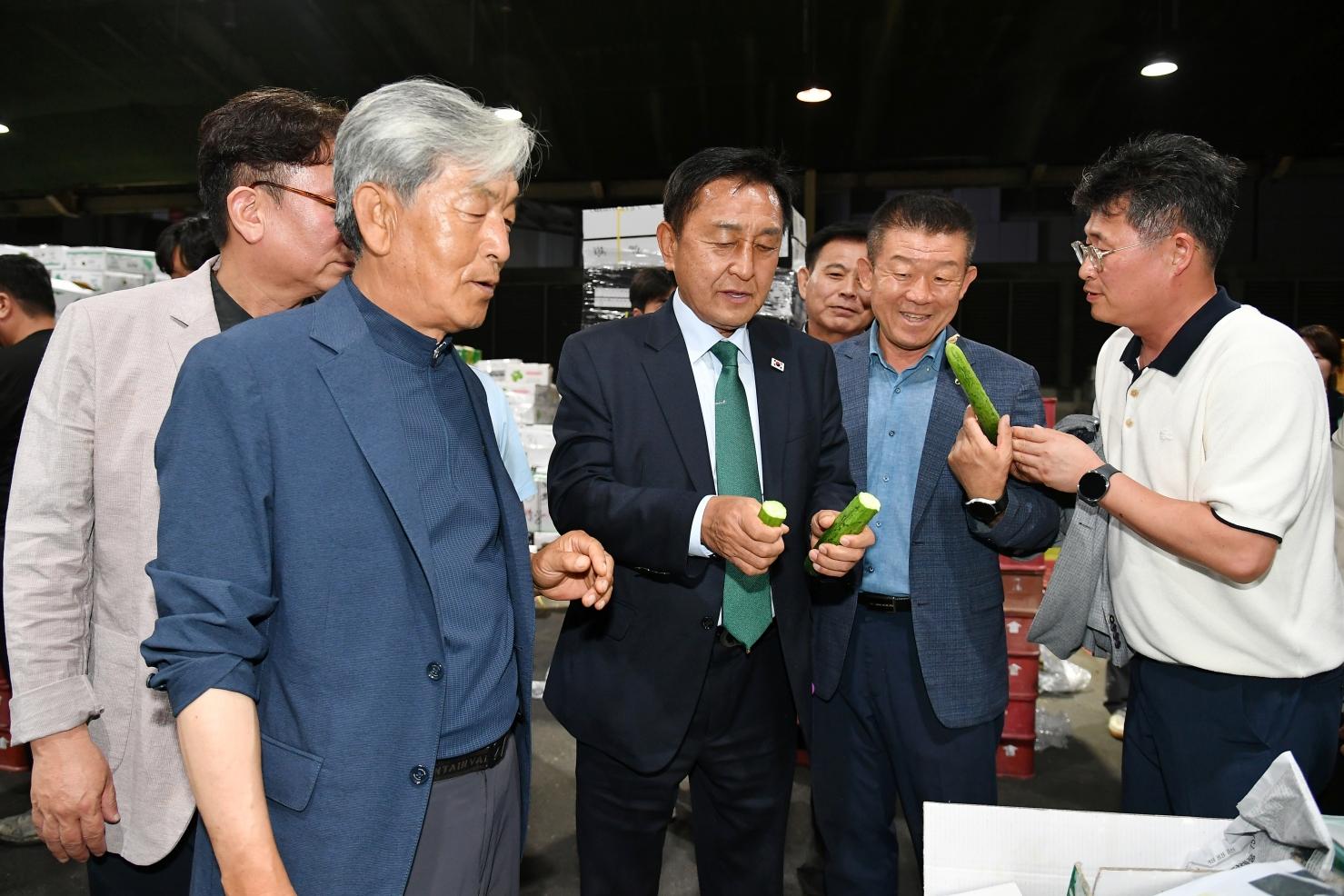 서울 가락동 농산물 도매시장 유통 현황 점검 의 사진