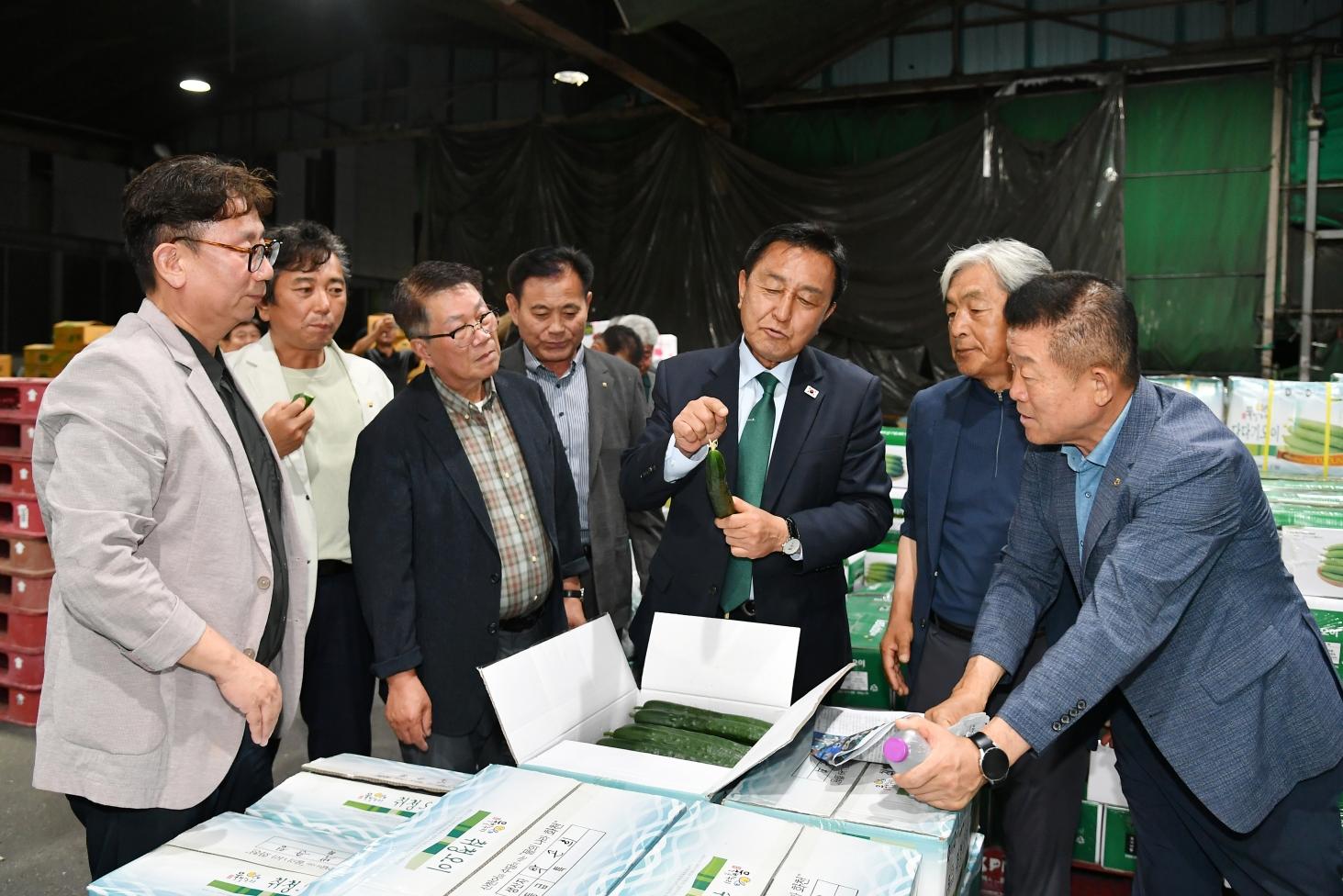 서울 가락동 농산물 도매시장 유통 현황 점검 의 사진