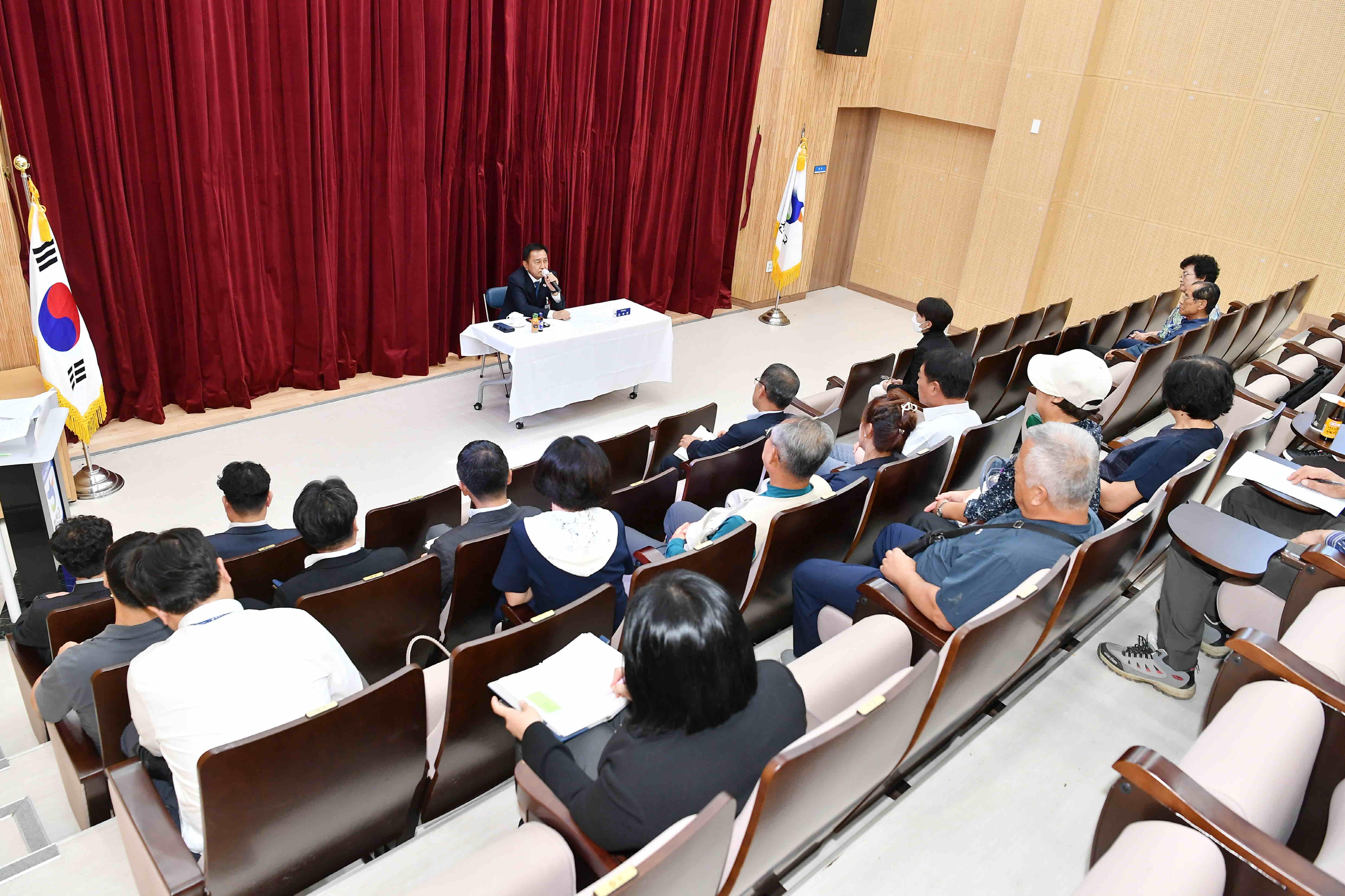 화천군 민박펜션협회 간담회 사진