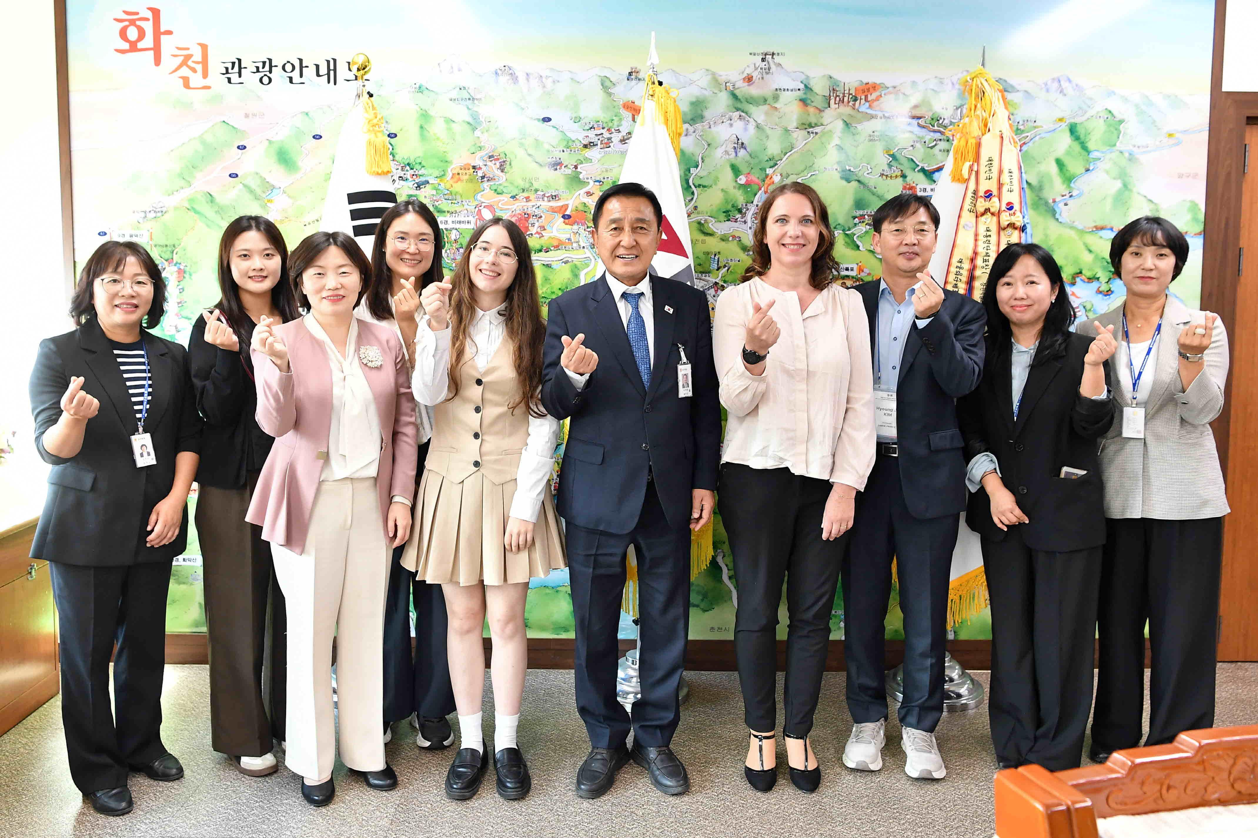 화천군 - 프랑스 부시에르 오담시 부시장 교류 협의 의 사진