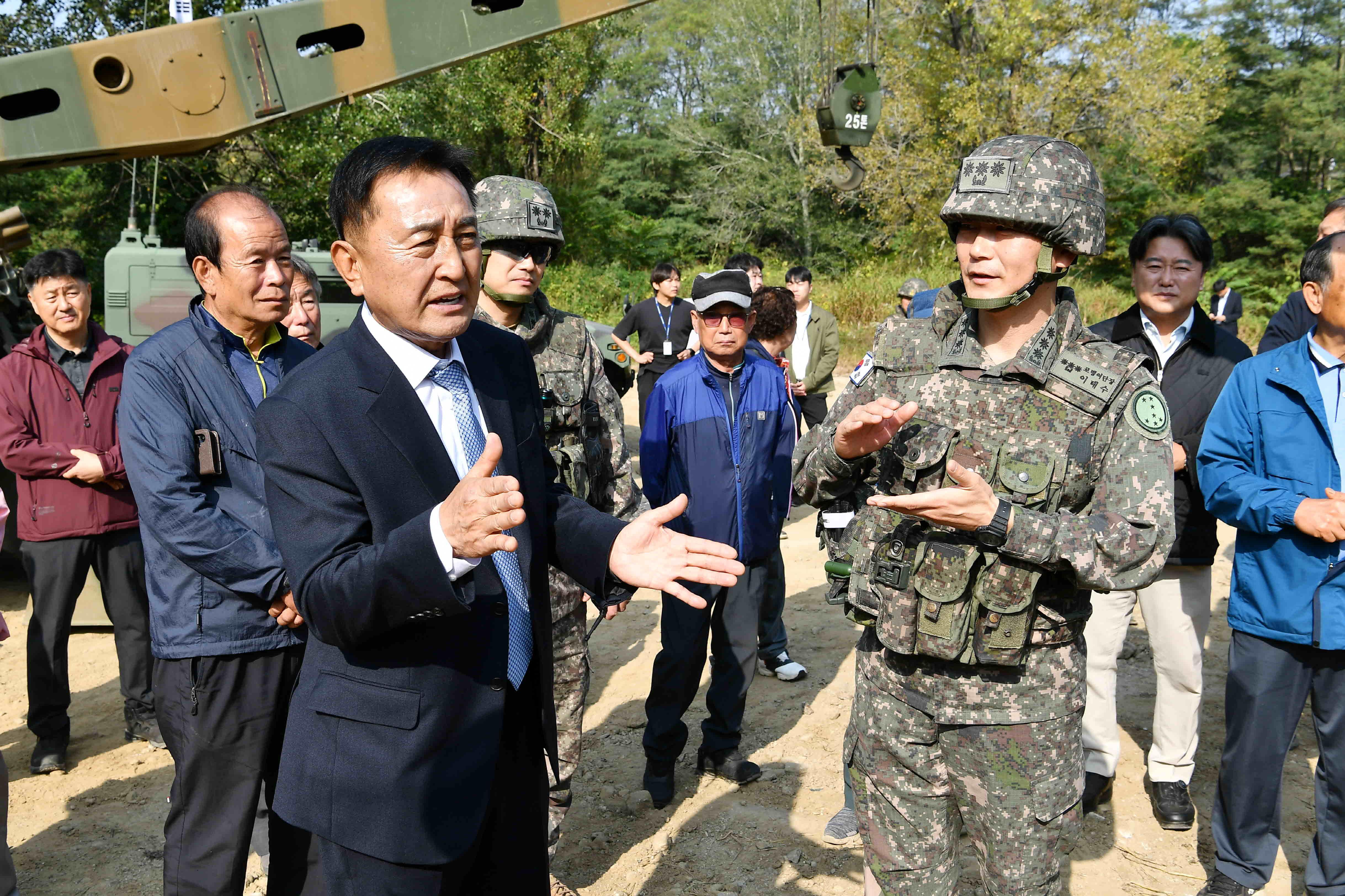 7사단 포사격 참관 의 사진