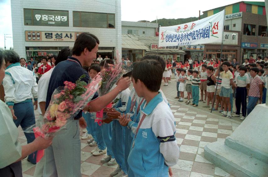 강원일보 사장기 축구대회 준우승 의 사진