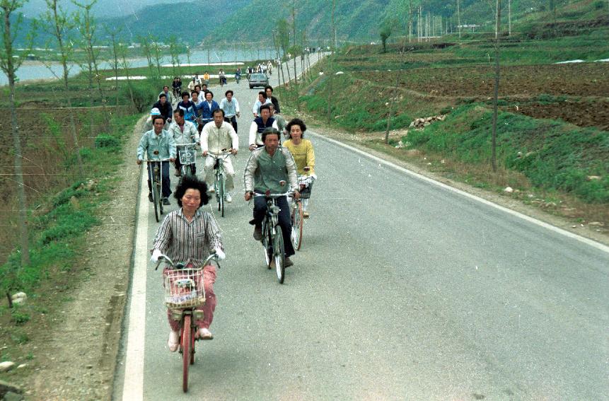 통일촉진자전거대회 의 사진