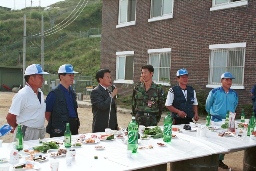 공군부대 방문 의 사진