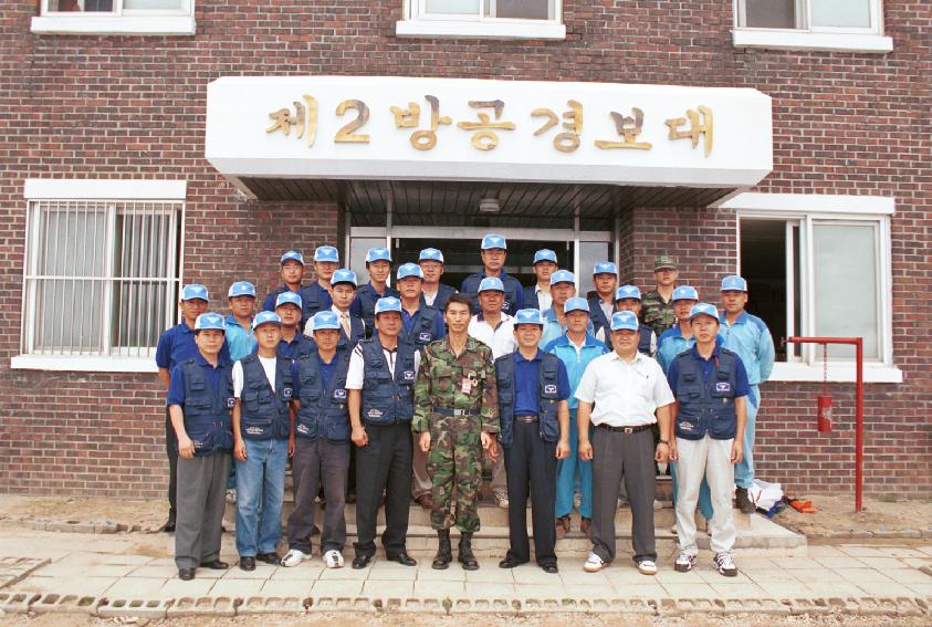 공군부대 방문 의 사진