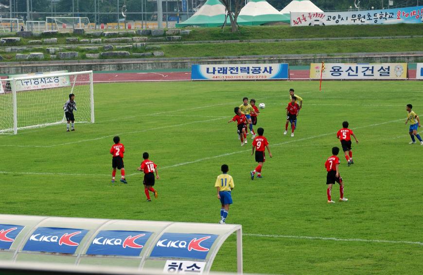 제1회 화천평화페스티벌 초등학교 축구대회 개회식 의 사진