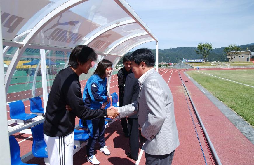2006추계 한국여자축구연맹전 및 조인식 의 사진