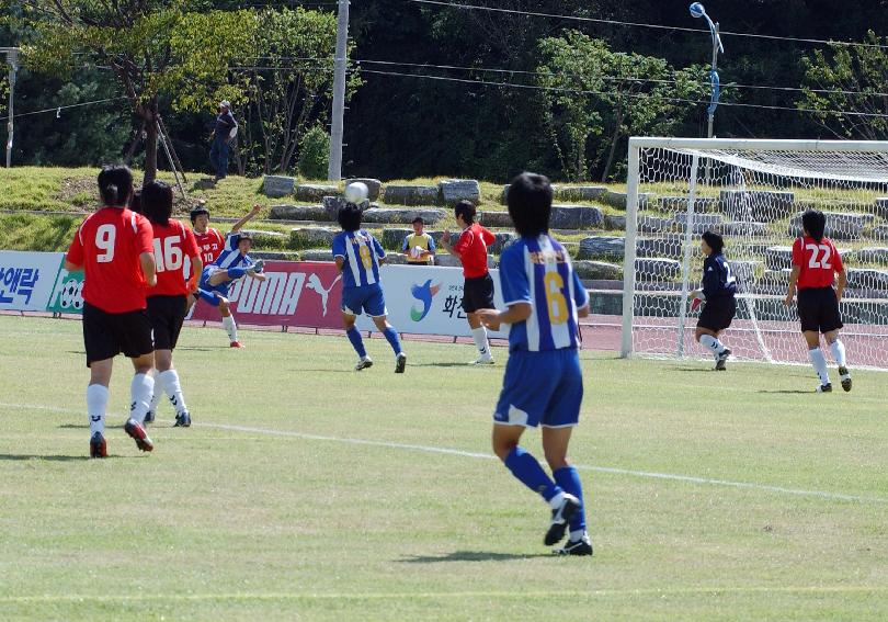 2006추계 한국여자축구연맹전 및 조인식 의 사진