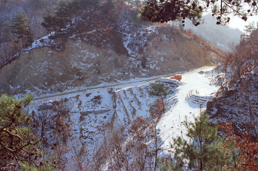 지방도(부다리고개) 착공전 의 사진