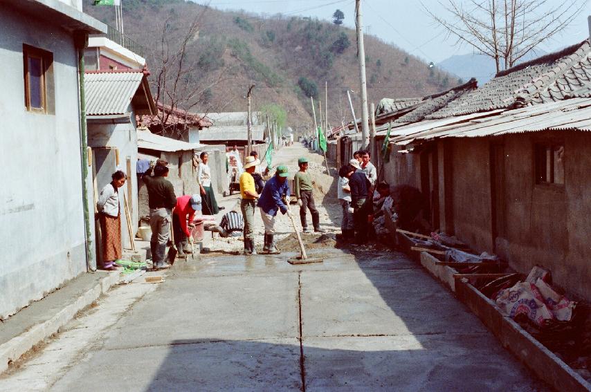 화천읍 비포장지역 전경 의 사진