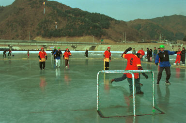 얼음축구 의 사진