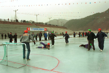 체육회장기 얼음축구 의 사진