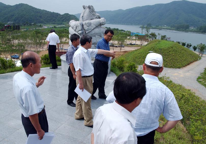 2007 관내 주요사업장(공사현장) 시찰 의 사진