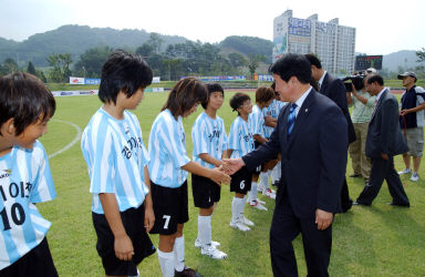 제6회 추계한국여자축구대회 경기 사진