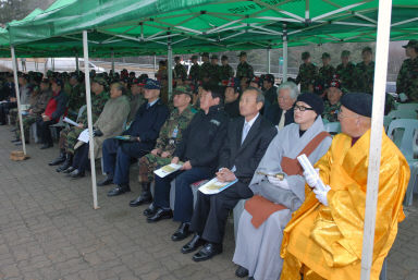 금성지구참전 UN(콜롬비아)군 호국용사 추도식 사진