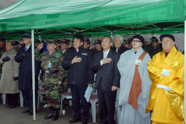 금성지구참전 UN(콜롬비아)군 호국용사 추도식 의 사진