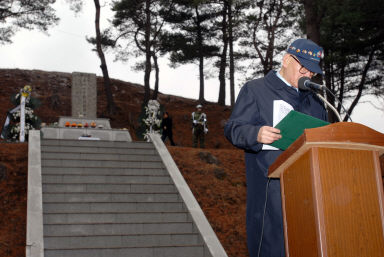 금성지구참전 UN(콜롬비아)군 호국용사 추도식 의 사진