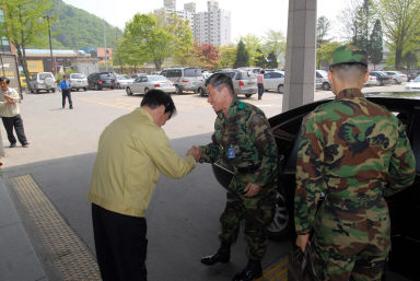 신임 승리부대장 방문 사진