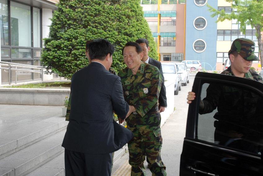 국군기무사령관 방문 사진