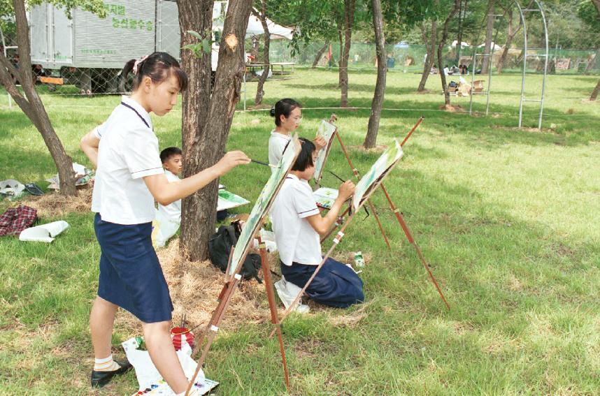 청소년 사생대회 의 사진