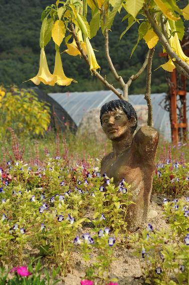 제1회 화악산 꽃마을 일탈마당 개회식 의 사진
