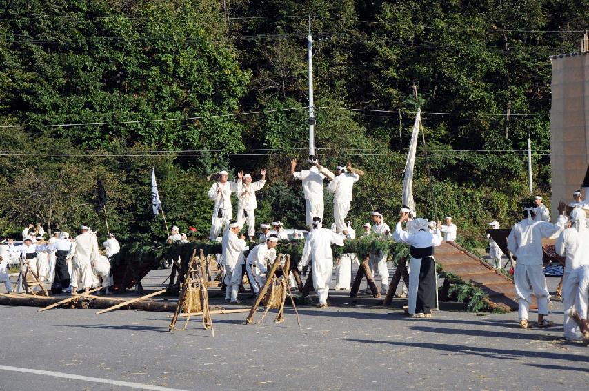 제49회 한국 민속예술축제 참가 시연회(냉경지어부식놀이) 의 사진