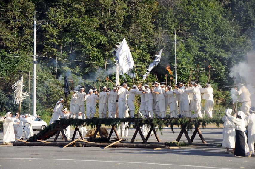 제49회 한국 민속예술축제 참가 시연회(냉경지어부식놀이) 의 사진