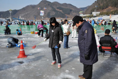 산천어축제장 안전점검 의 사진