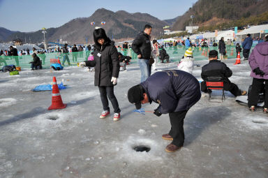 산천어축제장 안전점검 의 사진