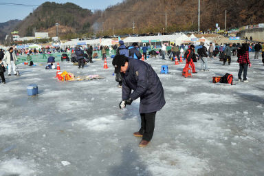 산천어축제장 안전점검 의 사진