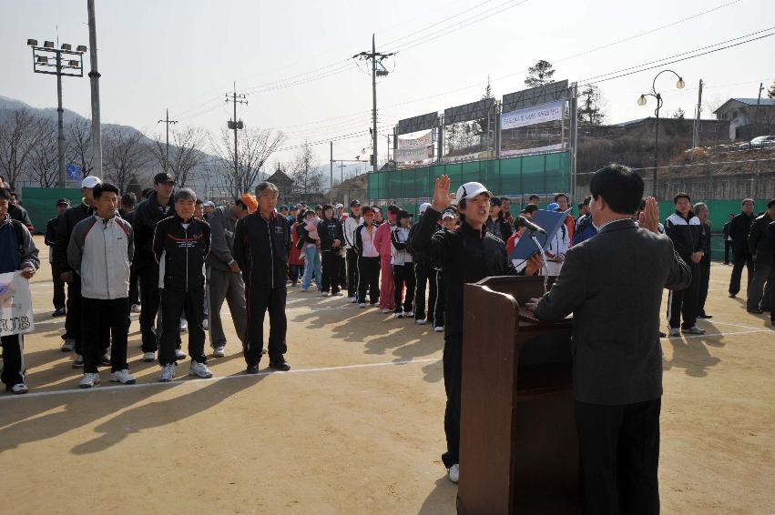 제12회 화천군체육회장기 테니스대회 의 사진