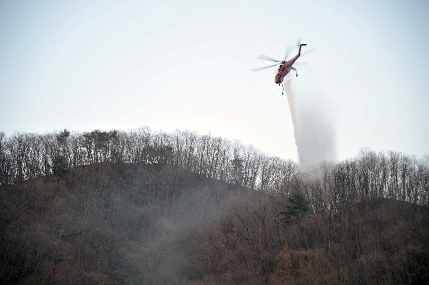 신읍리 산불진화 의 사진