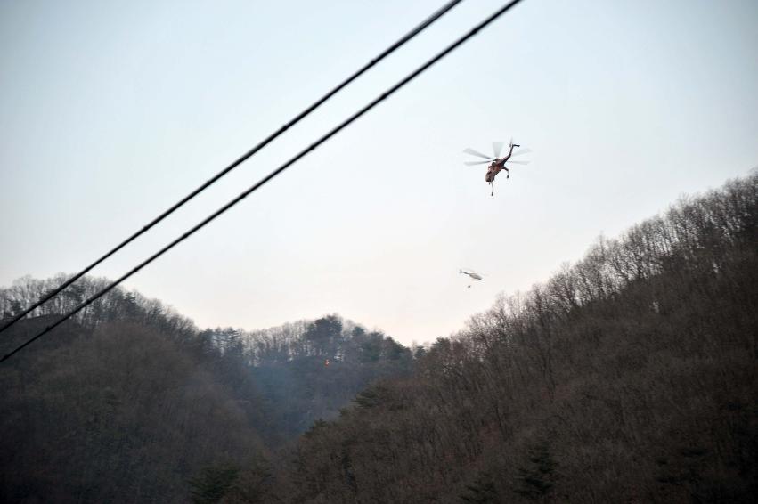 신읍리 산불진화 의 사진