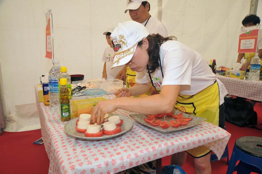 토마토 요리 경연대회 의 사진