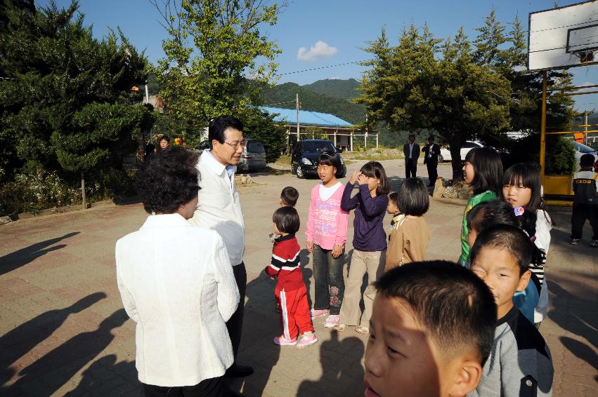 도지사 풍익보육원 방문 사진