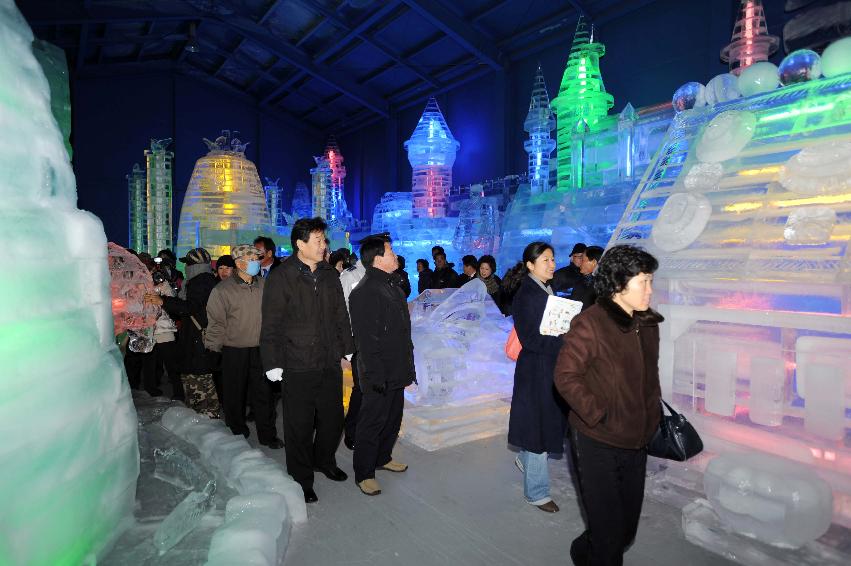 2010 아시아 빙등광장 개관식 의 사진