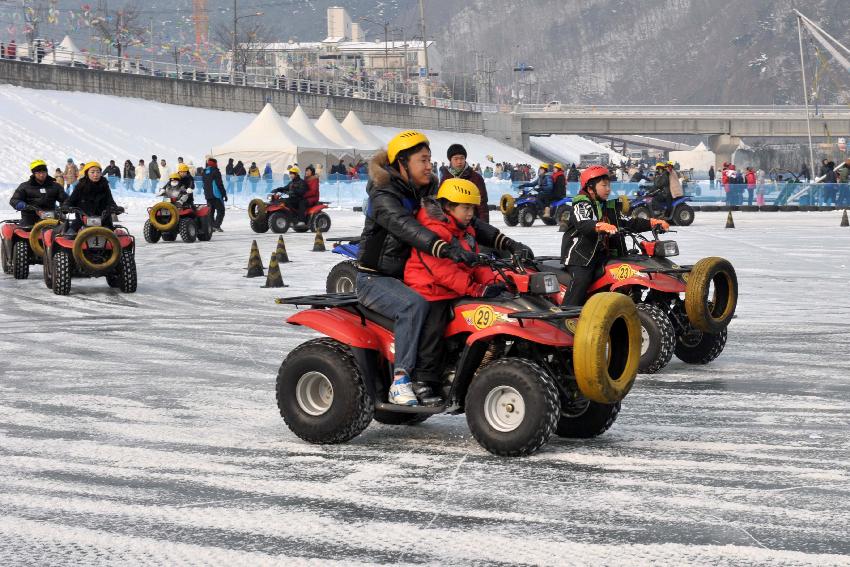 2010산천어축제 체험행사(4륜오토바이,자동차) 사진